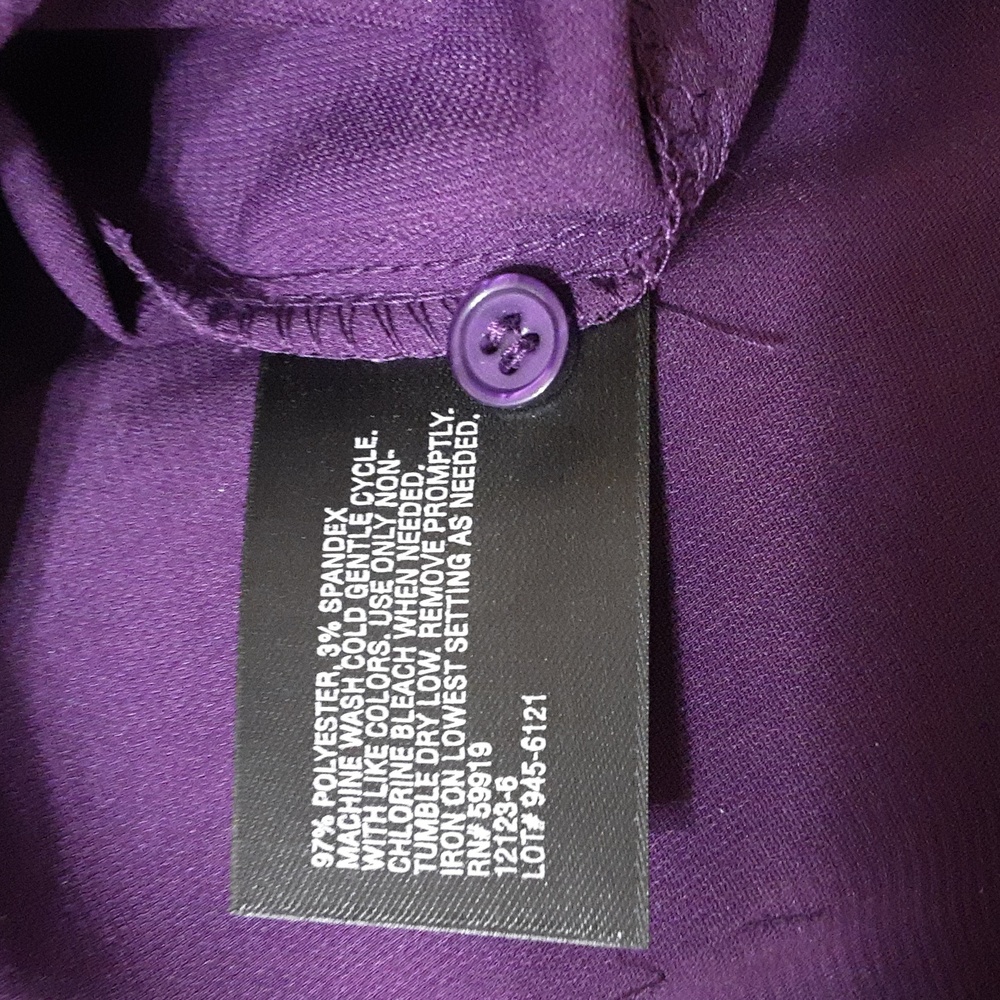 East 5th Purple Ruffled Blouse - Picture 10 of 10